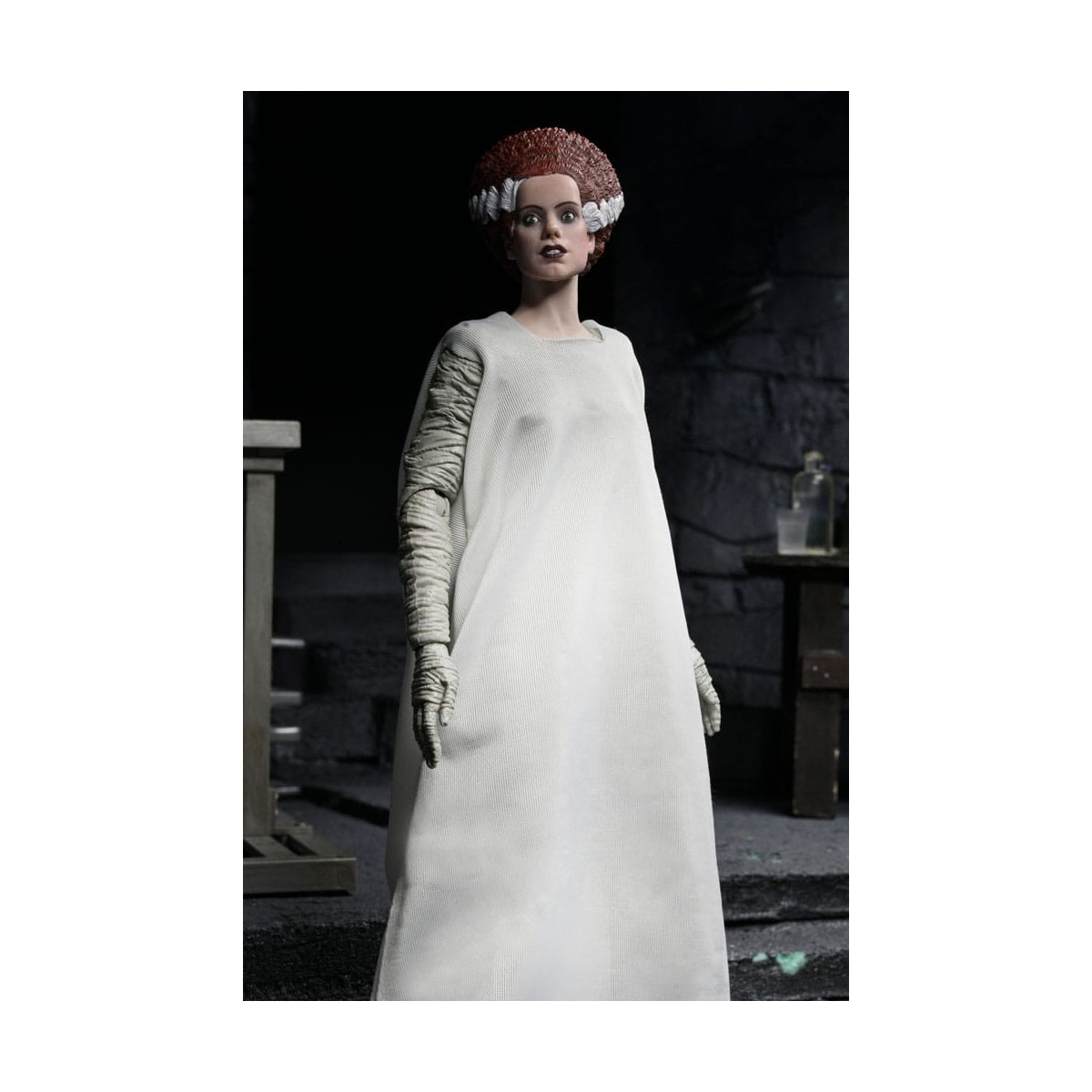 NECA Universal Monsters - Confezione da 2 pezzi Bride of Frankenstein 90° Anniversario Il mostro e il suo compagno
