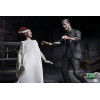 NECA Universal Monsters - Confezione da 2 pezzi Bride of Frankenstein 90° Anniversario Il mostro e il suo compagno