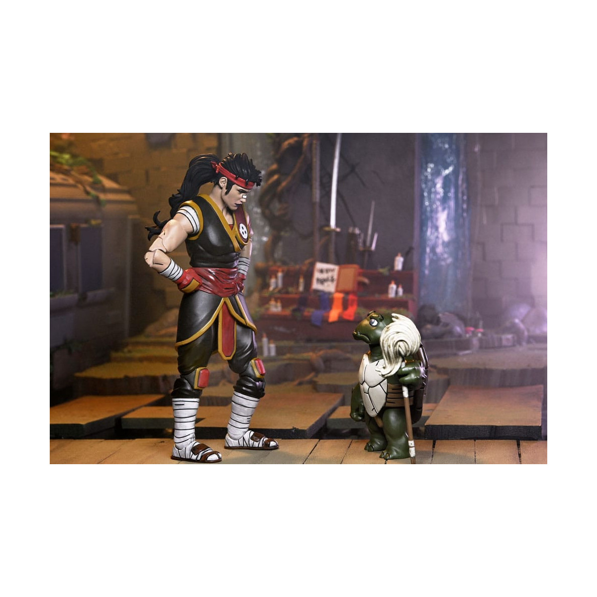 NECA - IDW Comics - Ultimate Casey Marie con Baby Odyn e Uno - The Last Ronin: Lost Years- TMNT