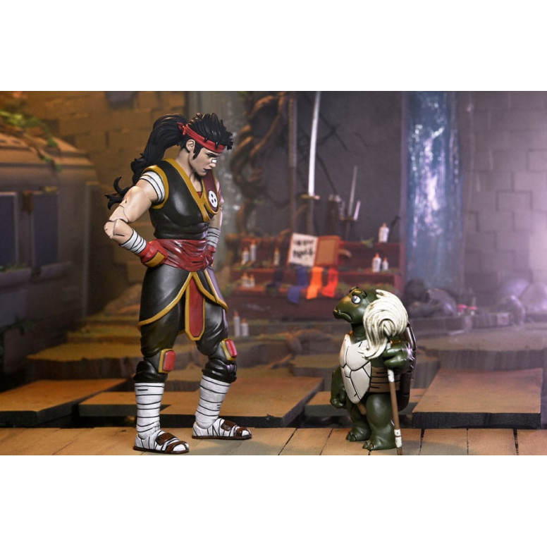 NECA - IDW Comics - Ultimate Casey Marie con Baby Odyn e Uno - The Last Ronin: Lost Years- TMNT