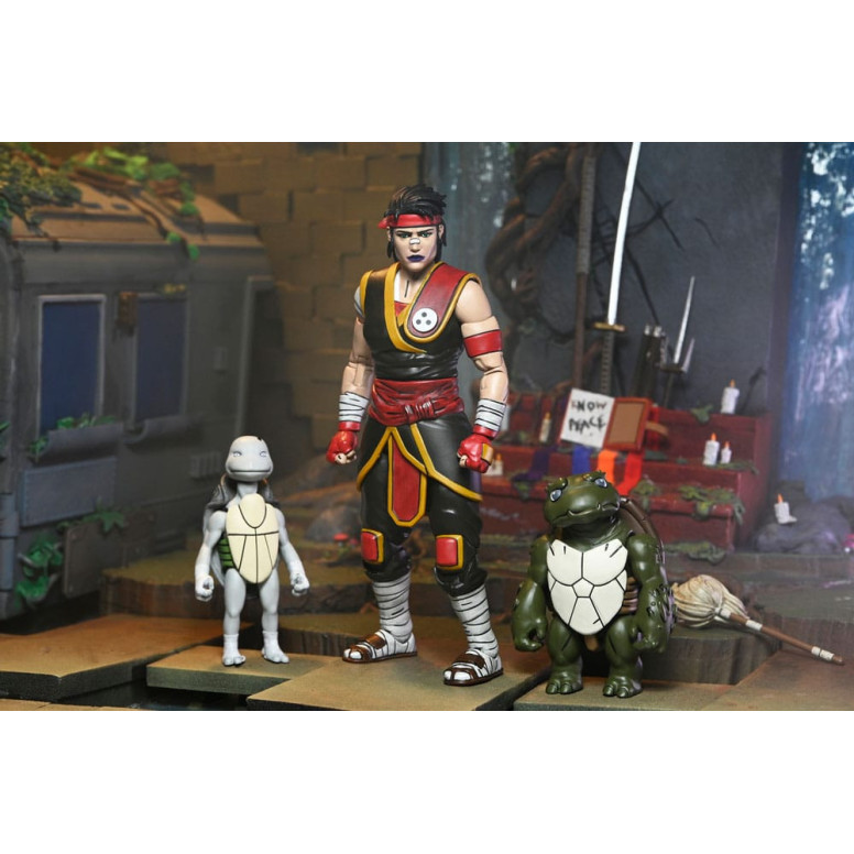 NECA - IDW Comics - Ultimate Casey Marie con Baby Odyn e Uno - The Last Ronin: Lost Years- TMNT