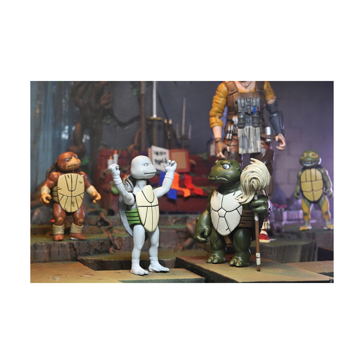 NECA - IDW Comics - Ultimate Casey Marie con Baby Odyn e Uno - The Last Ronin: Lost Years- TMNT