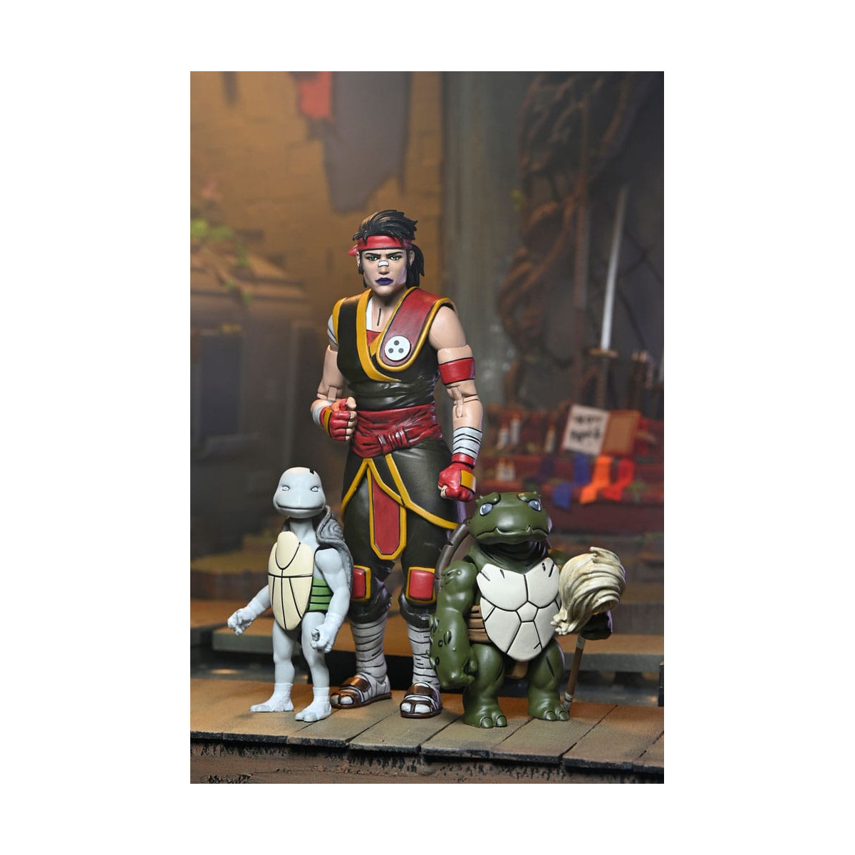 NECA - IDW Comics - Ultimate Casey Marie con Baby Odyn e Uno - The Last Ronin: Lost Years- TMNT