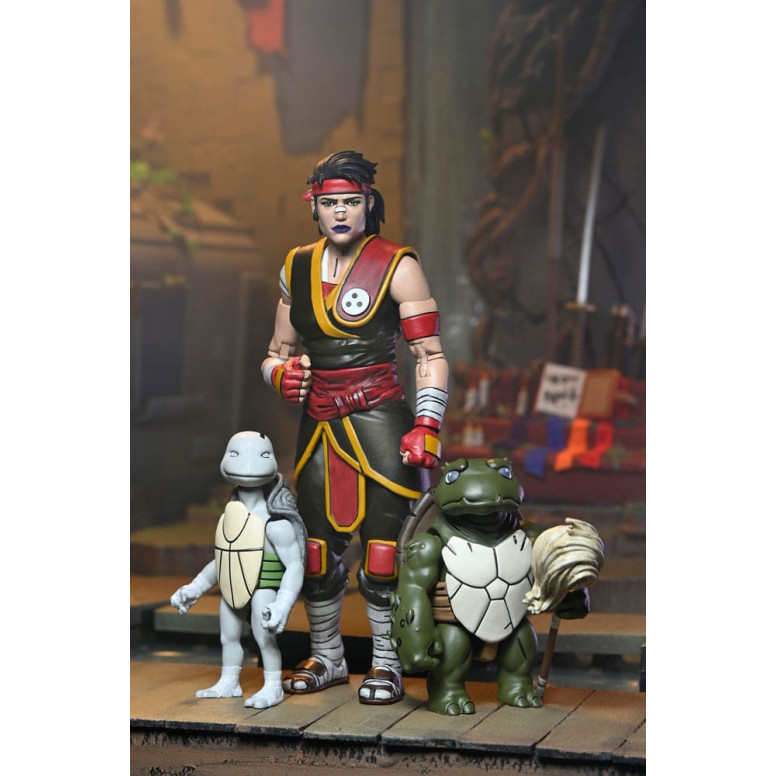 NECA - IDW Comics - Ultimate Casey Marie con Baby Odyn e Uno - The Last Ronin: Lost Years- TMNT