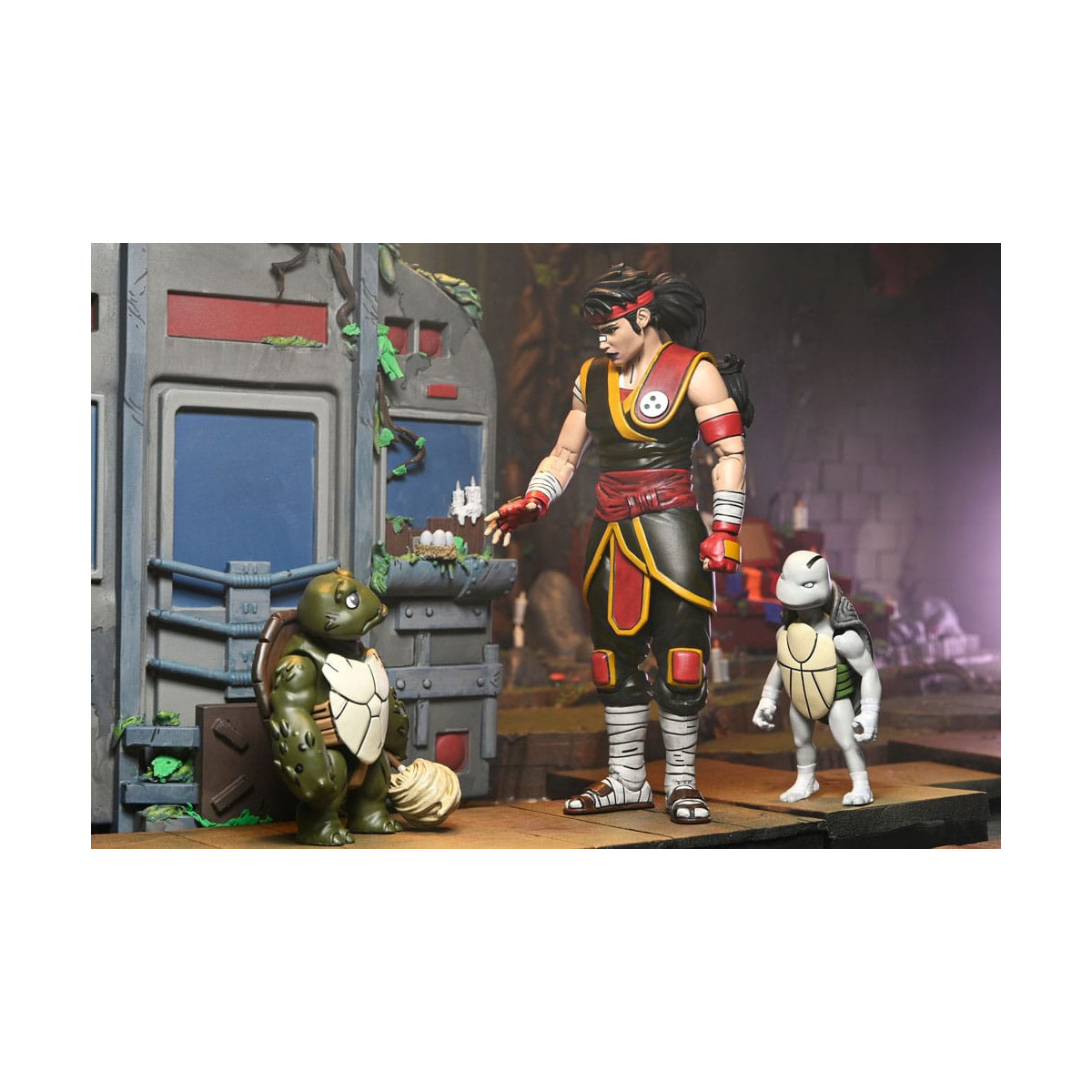 NECA - IDW Comics - Ultimate Casey Marie con Baby Odyn e Uno - The Last Ronin: Lost Years- TMNT
