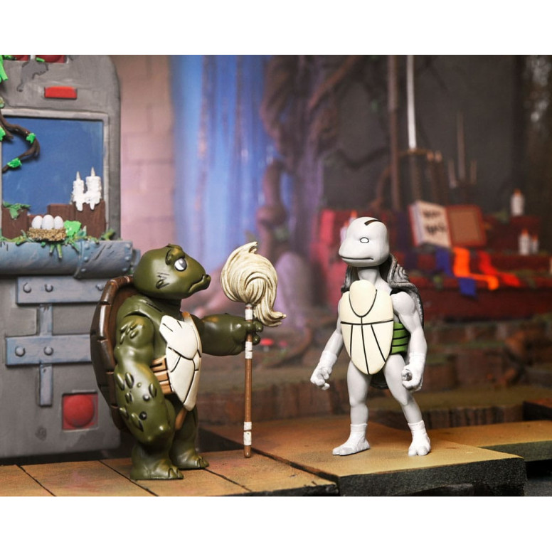 NECA - IDW Comics - Ultimate Casey Marie con Baby Odyn e Uno - The Last Ronin: Lost Years- TMNT