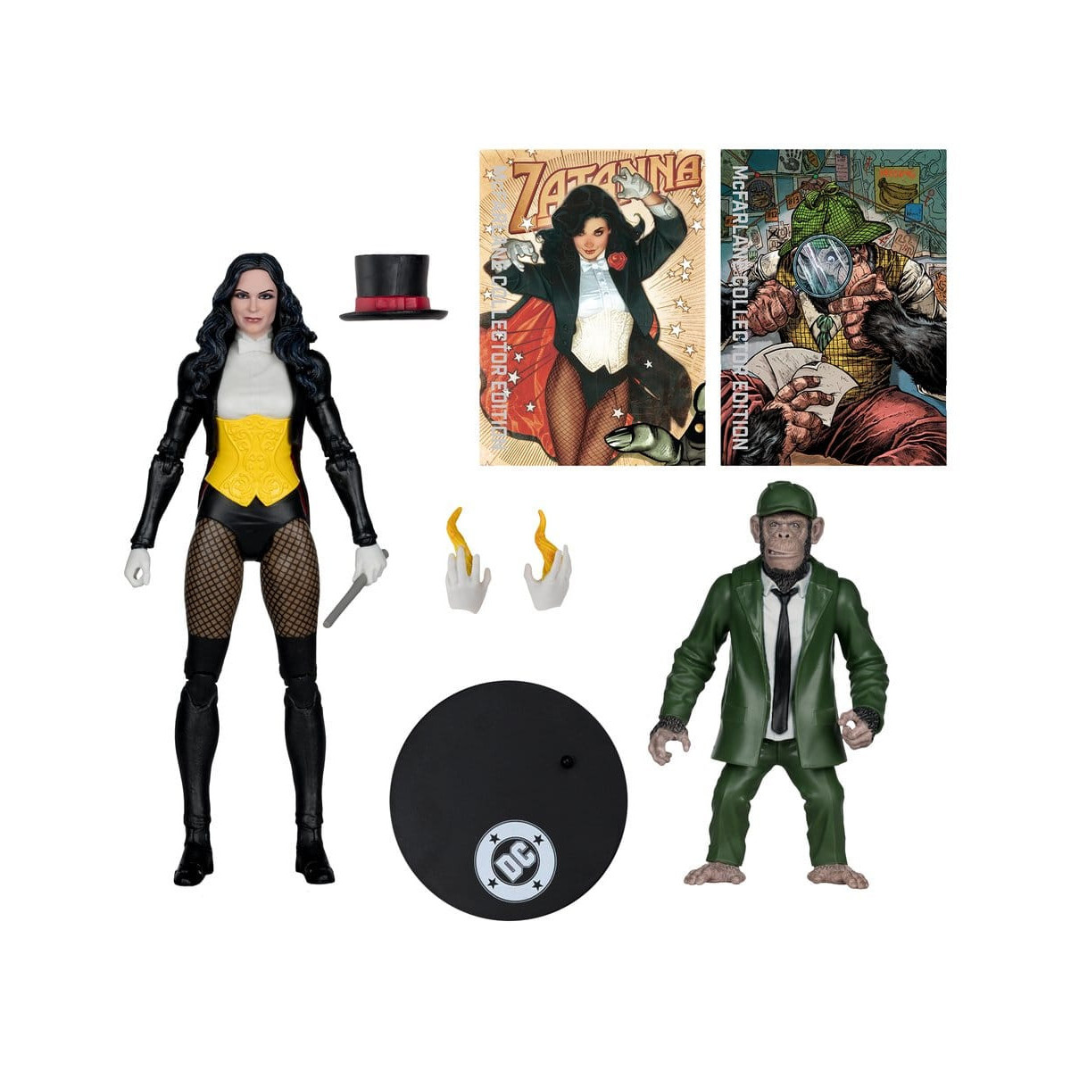 Mc Farlane - Multiverso DC - Zatanna con Detective Chimp Edizione da collezione 1/12