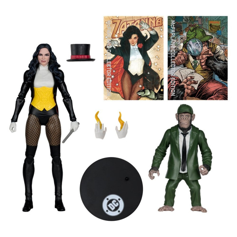Mc Farlane - Multiverso DC - Zatanna con Detective Chimp Edizione da collezione 1/12