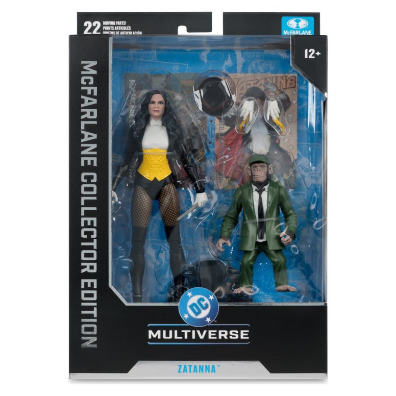 Mc Farlane - Multiverso DC - Zatanna con Detective Chimp Edizione da collezione 1/12