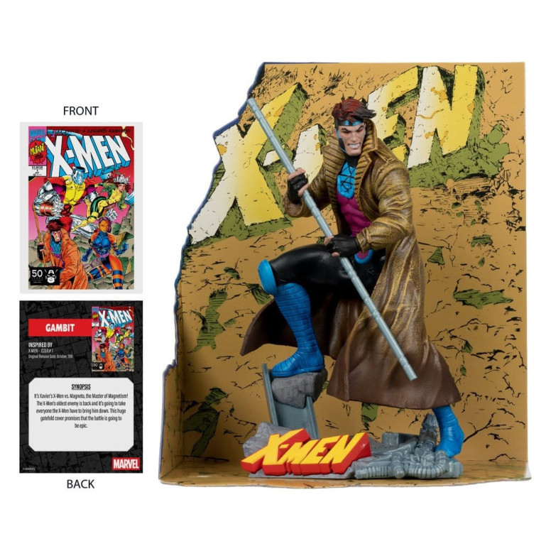 Mc Farlane - Marvel Collection Gambit (X-Men 1) 1/10
