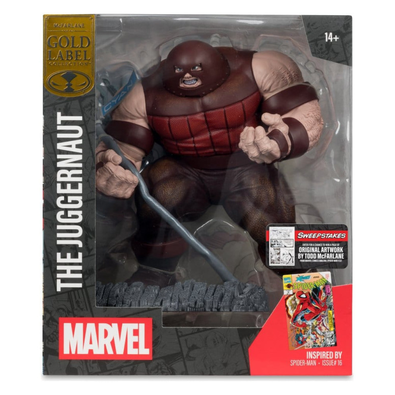 Mc Farlane - Marvel Collection Il Juggernaut (Spider-Man 16) Etichetta Oro 1/10