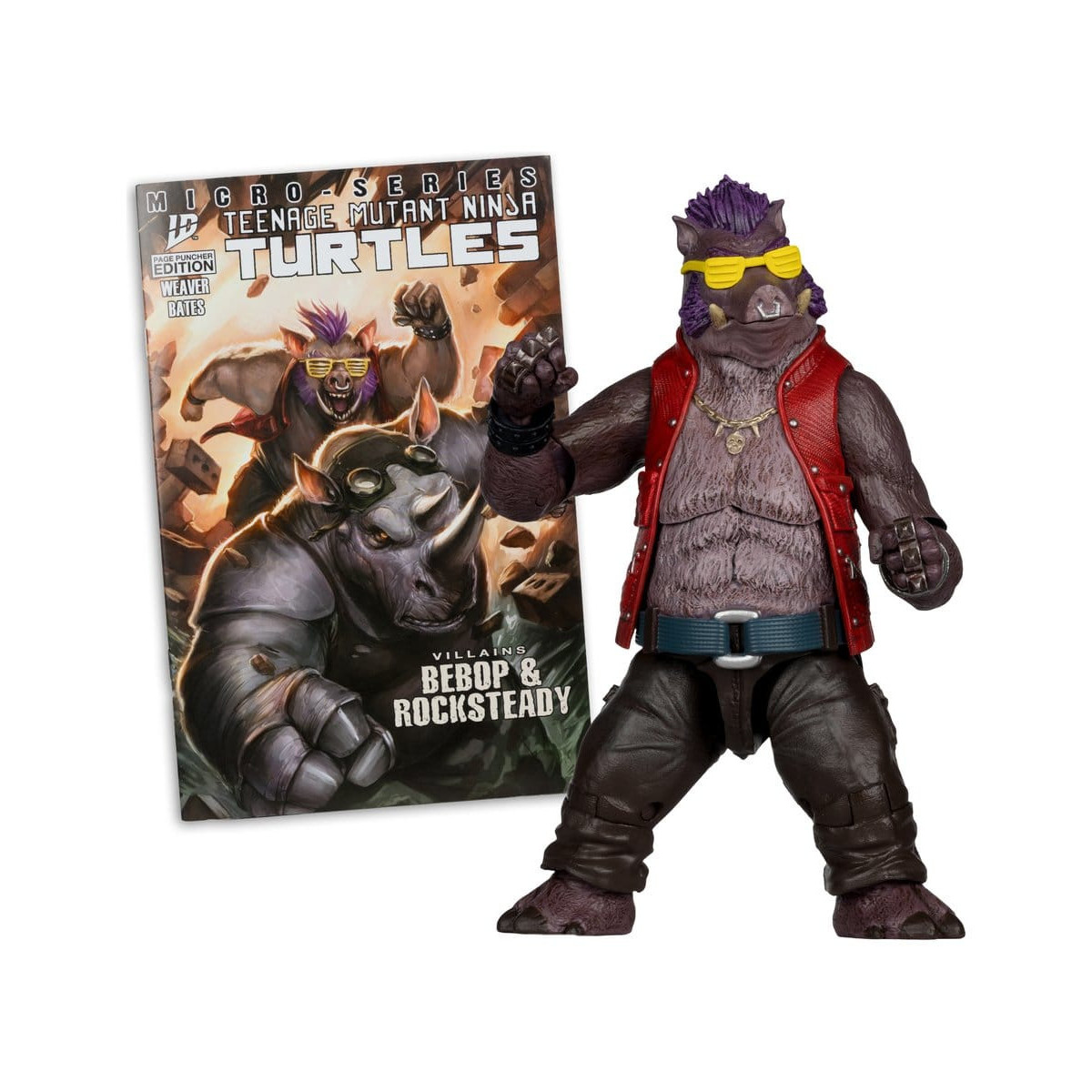 Mc Farlane TMNT - Pugnalatori di pagine - Bebop - Teenage Mutant Ninja Turtles