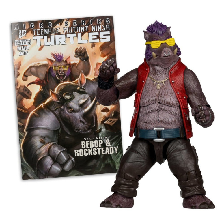 Mc Farlane TMNT - Pugnalatori di pagine - Bebop - Teenage Mutant Ninja Turtles
