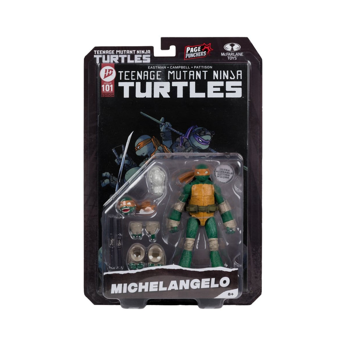 Mc Farlane TMNT - Pugnalatori di pagine - Michelangelo - Teenage Mutant Ninja Turtles