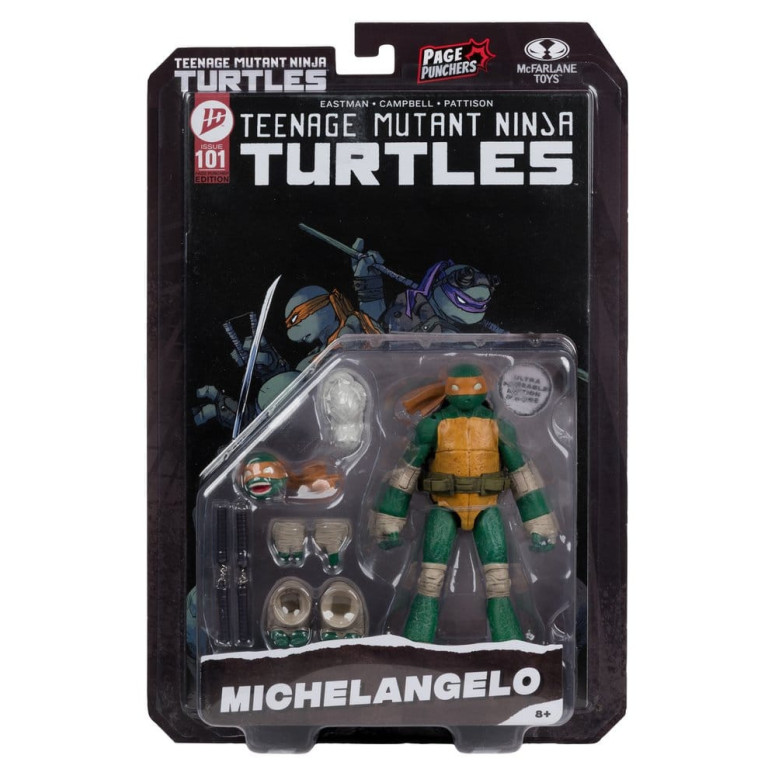 Mc Farlane TMNT - Pugnalatori di pagine - Michelangelo - Teenage Mutant Ninja Turtles