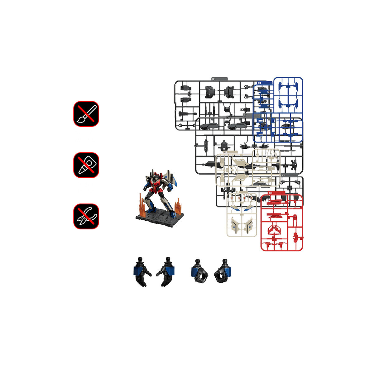 Blokees Transformers One - Class 16 Starscream classico