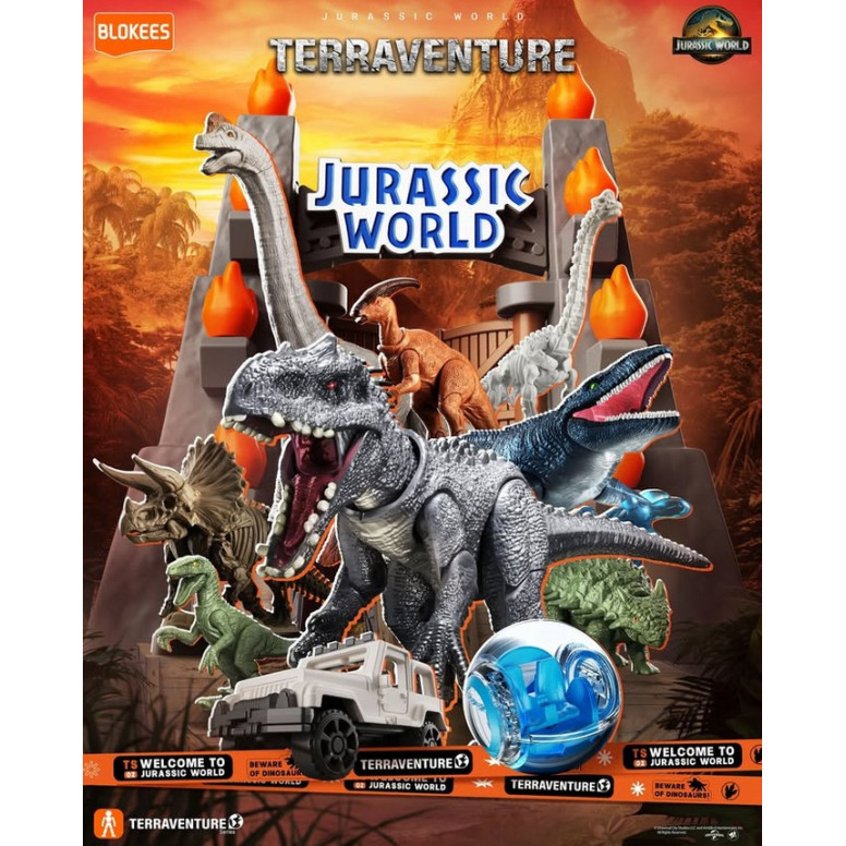 Blokees Jurassic World Terraventure TS 02 - Operazione di cattura dei dinosauri