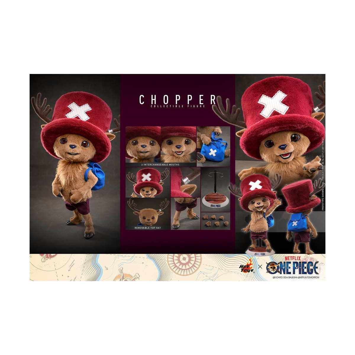 Hot toys - TONY TONY CHOPPER Figura da collezione 1/1 - One Piece Serie Tv