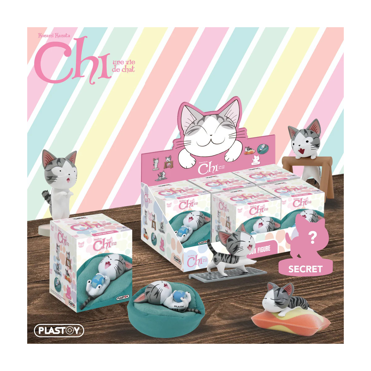 Plastoy Blindbox CHI - Cofanetto misterioso di 6 figure
