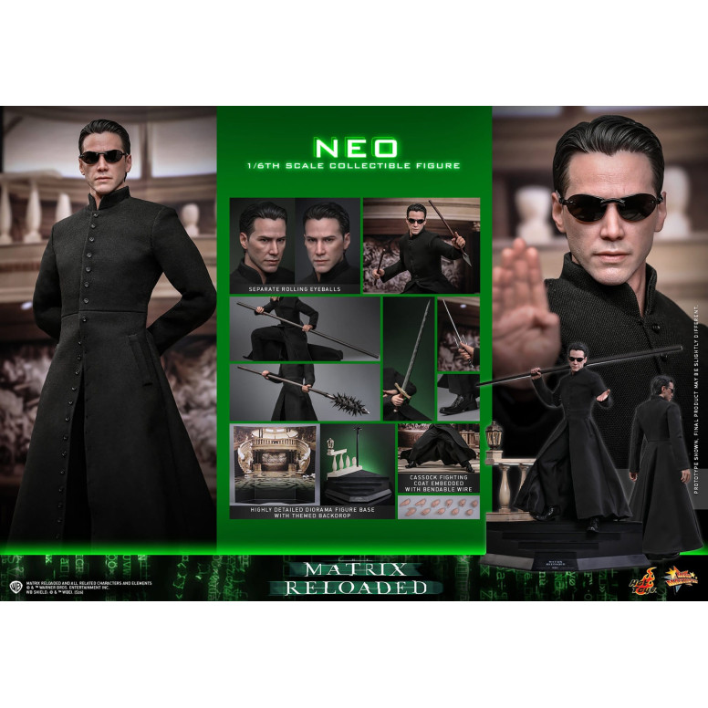 Hot Toys - Le resurrezioni di Matrix 1/6 Neo Toy Fair Figura esclusiva 2022