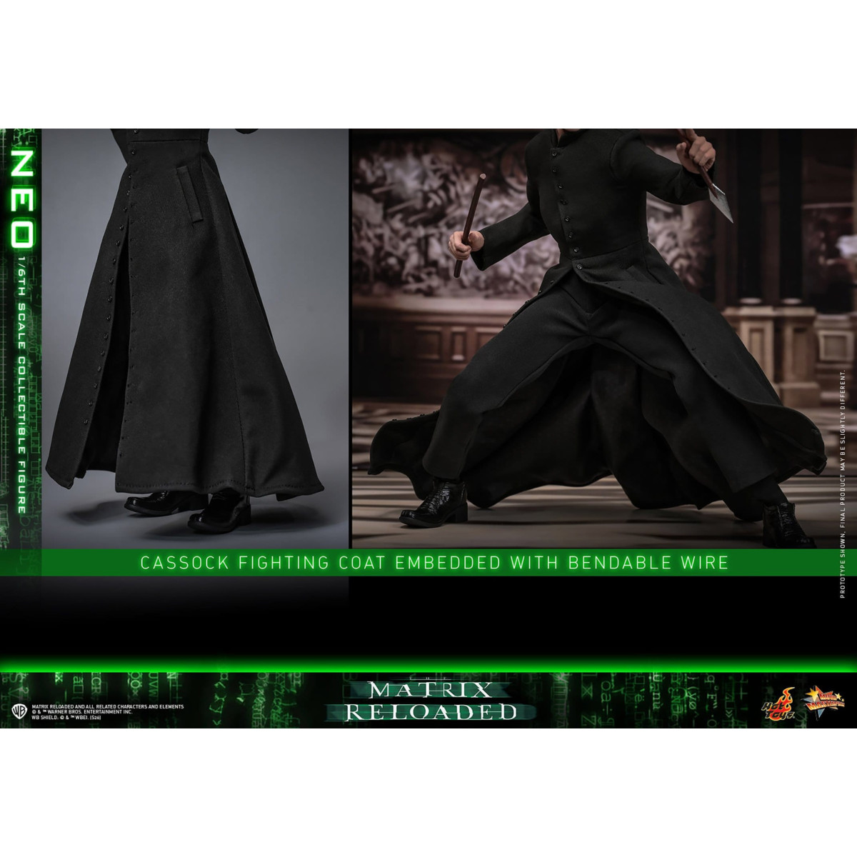 Hot Toys - Le resurrezioni di Matrix 1/6 Neo Toy Fair Figura esclusiva 2022