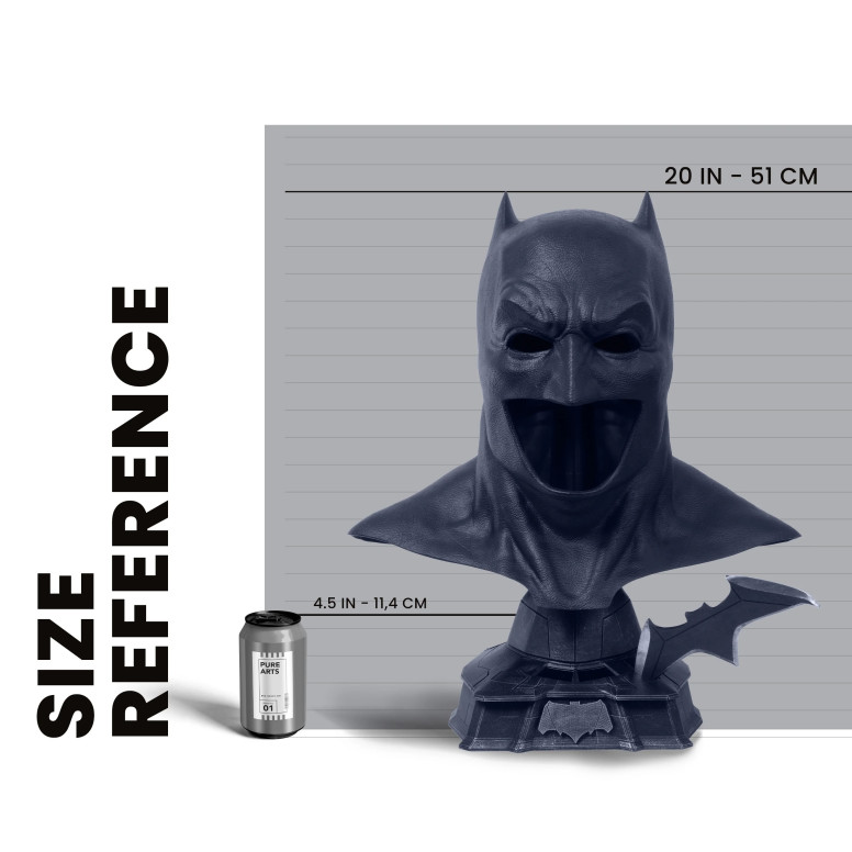 Pure Arts - Justice League batman v Superman Dawn of Justice - Batman Cowl Replica 1/1