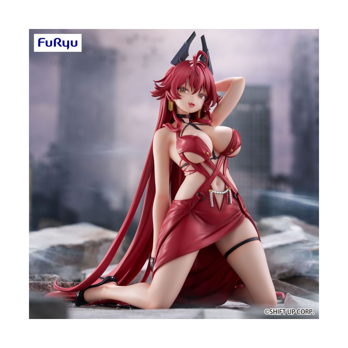 Furyu - Dea della Vittoria: Nikke - Cappuccio Rosso: Nonsense Red - Tappo per spaghetti