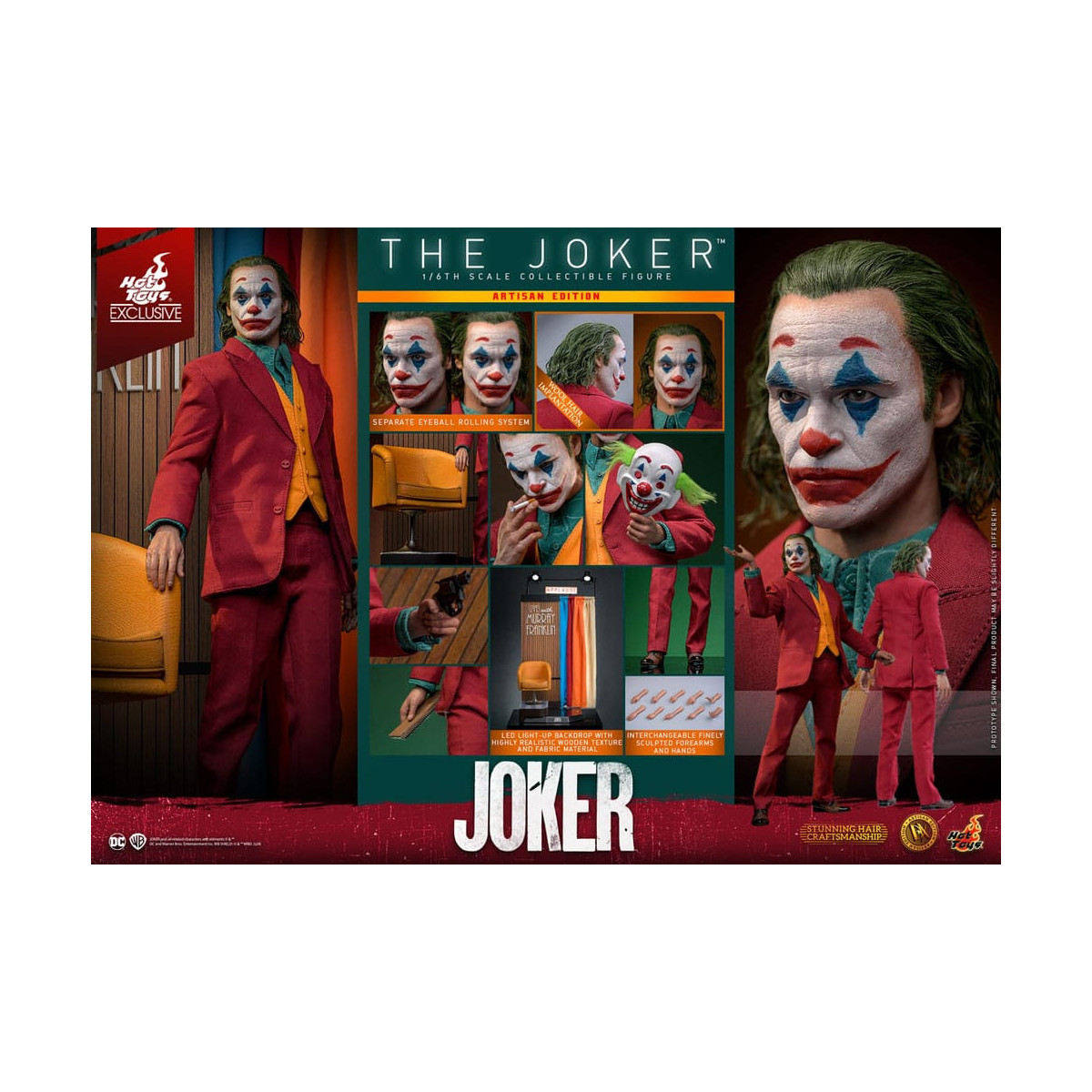 Hot Toys - DC Comics - Joker Edizione Artigianale (2019) MMS 1/6