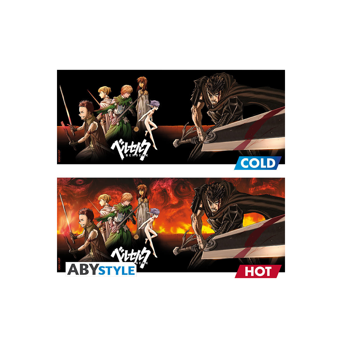 ABYstyle - Berserk - Tazza termo-reattiva da 460 ml
