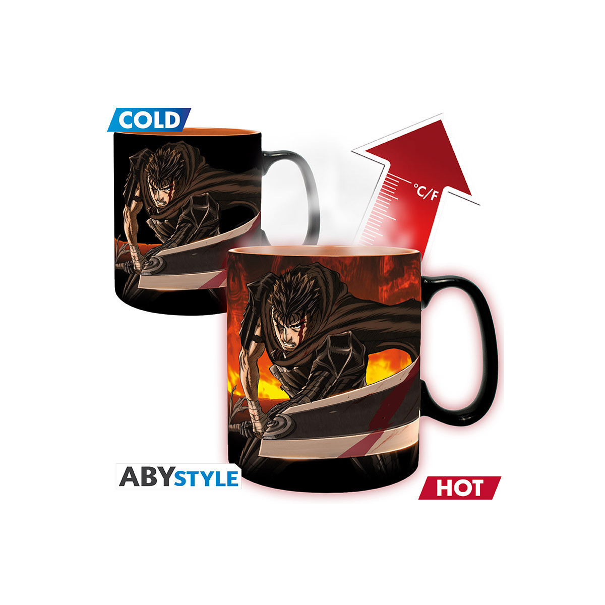 ABYstyle - Berserk - Tazza termo-reattiva da 460 ml