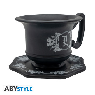 ABYstyle - Death Note Tazza 3D con piattino - La tazza di L