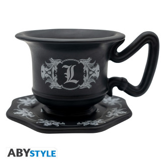 ABYstyle - Death Note Tazza 3D con piattino - La tazza di L