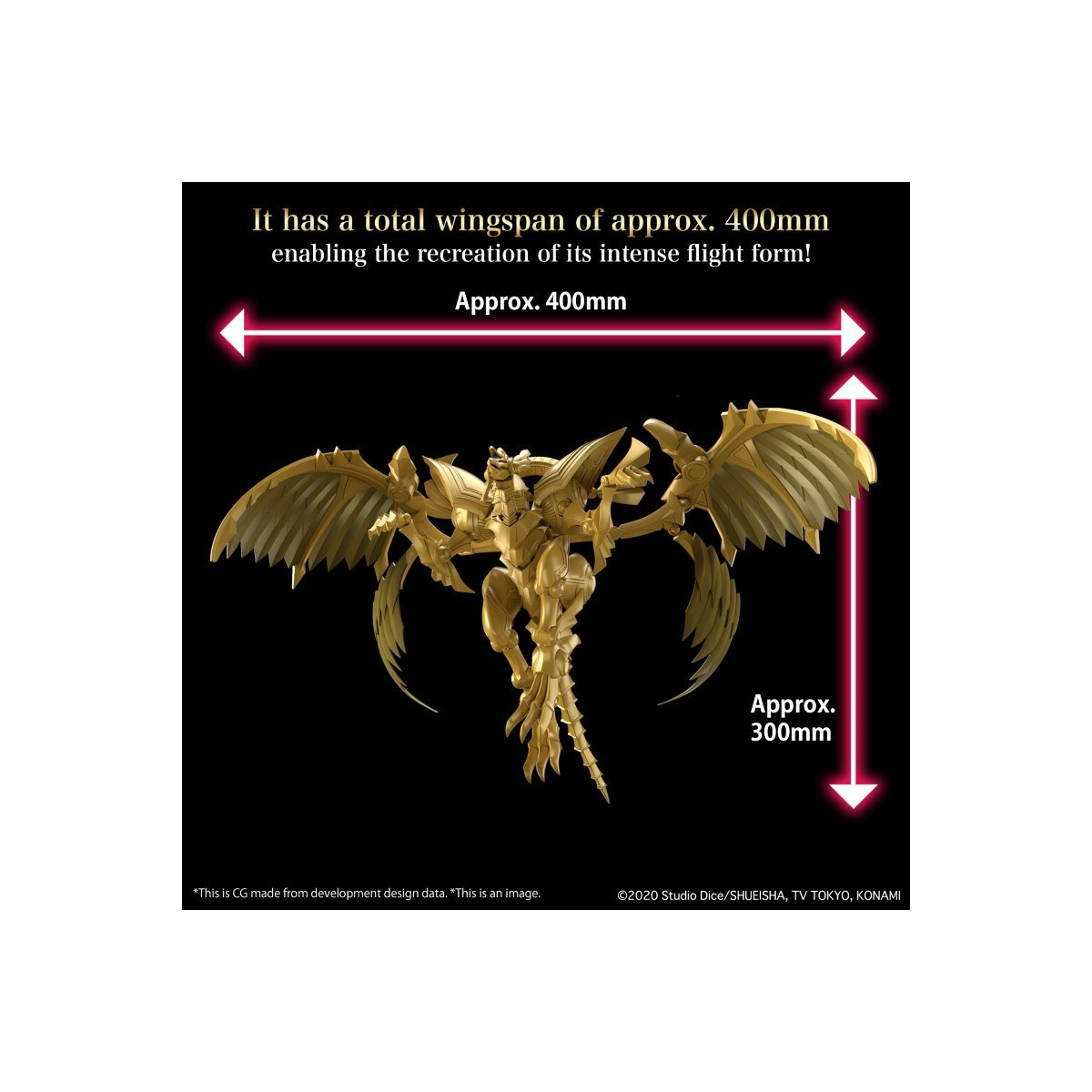 Bandai Yu-Gi-Oh figura Rise Standard Amplificato - Dio egizio alato Dragon di Ra