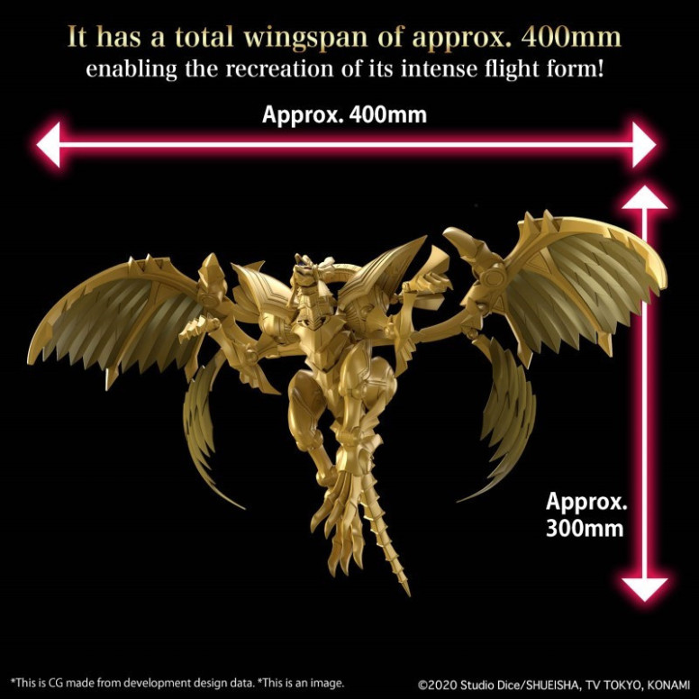 Bandai Yu-Gi-Oh figura Rise Standard Amplificato - Dio egizio alato Dragon di Ra