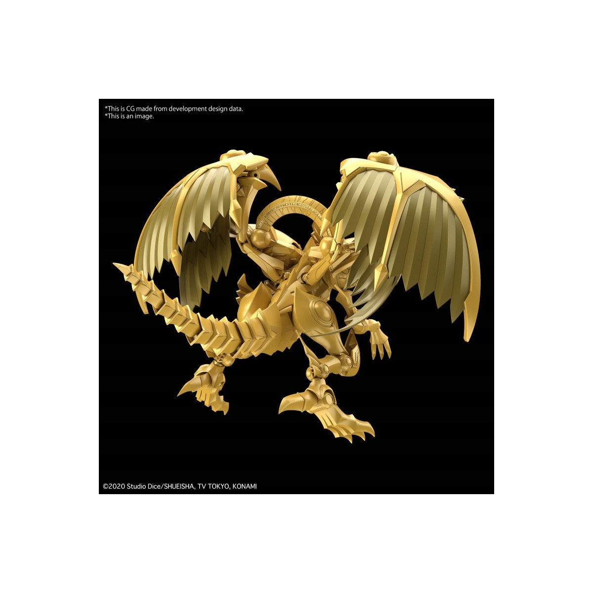 Bandai Yu-Gi-Oh figura Rise Standard Amplificato - Dio egizio alato Dragon di Ra