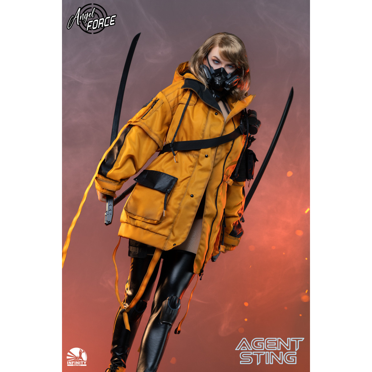 Infinity Studio - Angel Force - Figura d'azione in silicone completo Agente Sting 1/3