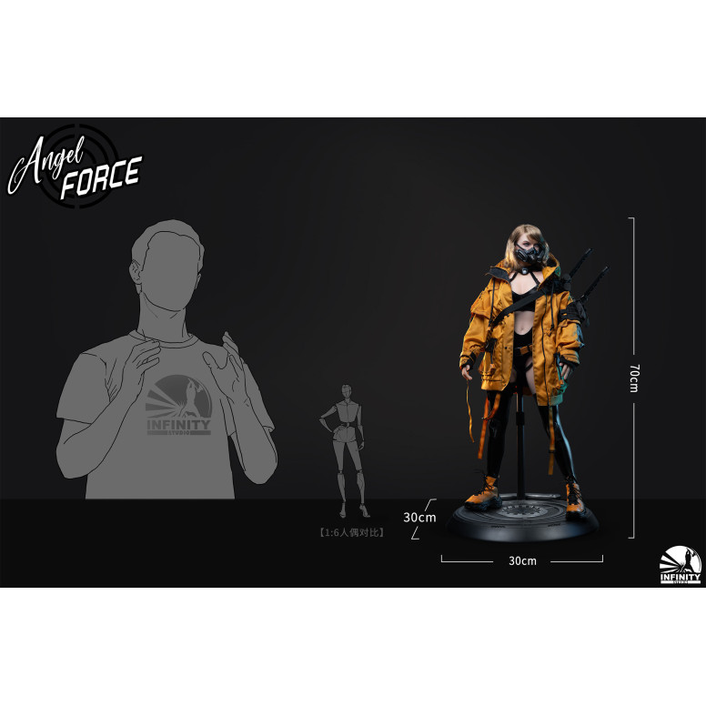 Infinity Studio - Angel Force - Figura d'azione in silicone completo Agente Sting 1/3