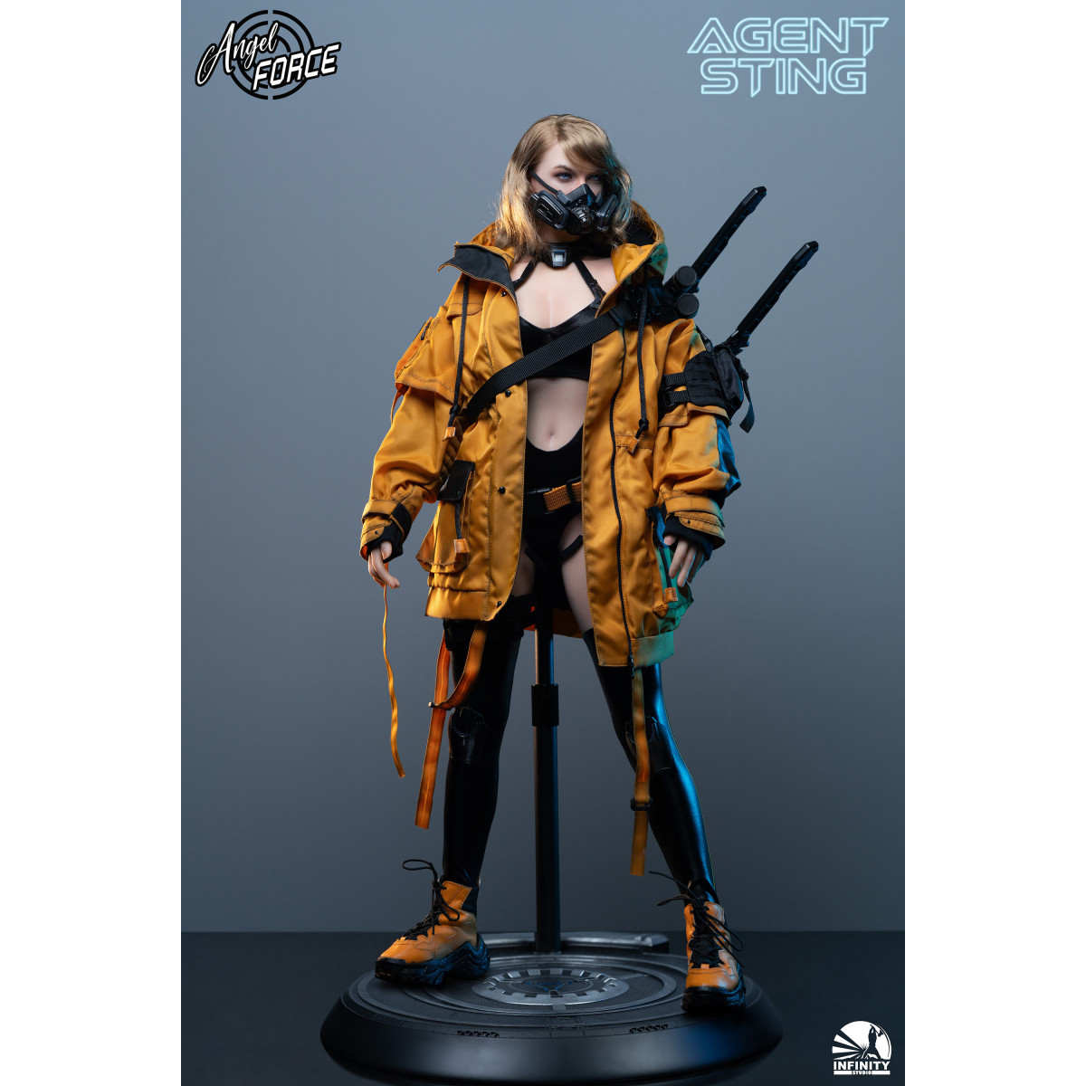 Infinity Studio - Angel Force - Figura d'azione in silicone completo Agente Sting 1/3