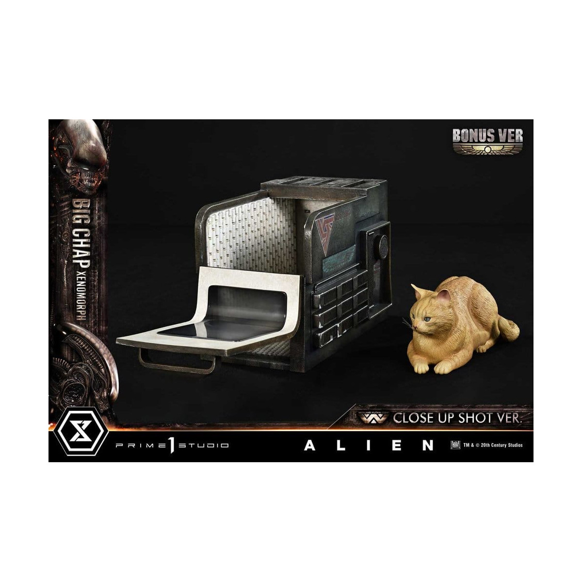 Prime 1 Studio - Big Chap Xenomorph Close Up Shot Ver. Versione bonus DX - Alien (1979) Museo Masterline XL 1/3
