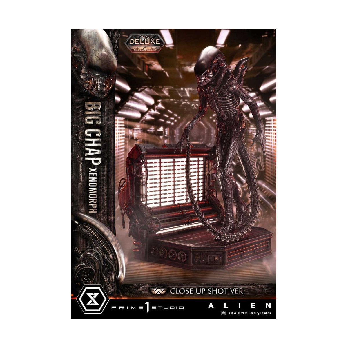 Prime 1 Studio - Big Chap Xenomorph Close Up Shot Ver. Versione bonus DX - Alien (1979) Museo Masterline XL 1/3