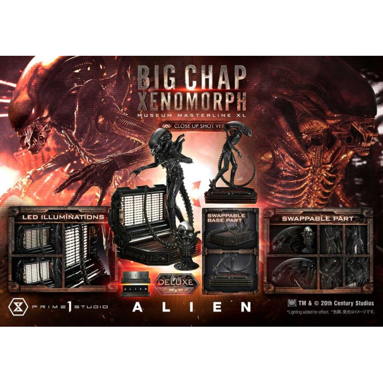 Prime 1 Studio - Big Chap Xenomorph Close Up Shot Ver. Versione bonus DX - Alien (1979) Museo Masterline XL 1/3