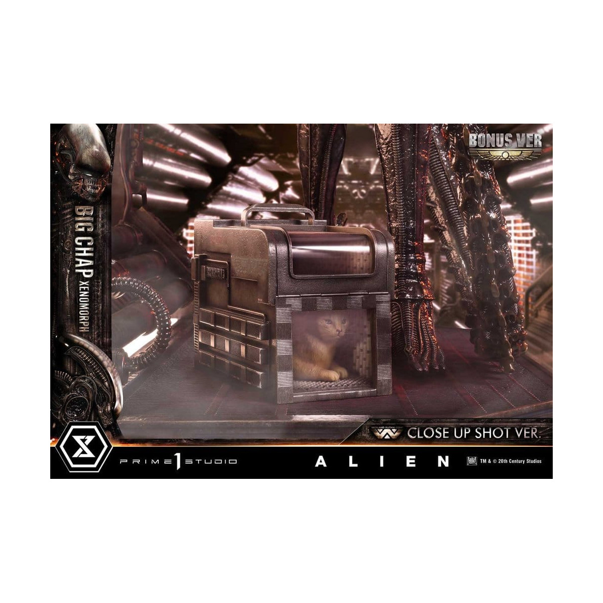 Prime 1 Studio - Big Chap Xenomorph Close Up Shot Ver. Versione bonus DX - Alien (1979) Museo Masterline XL 1/3