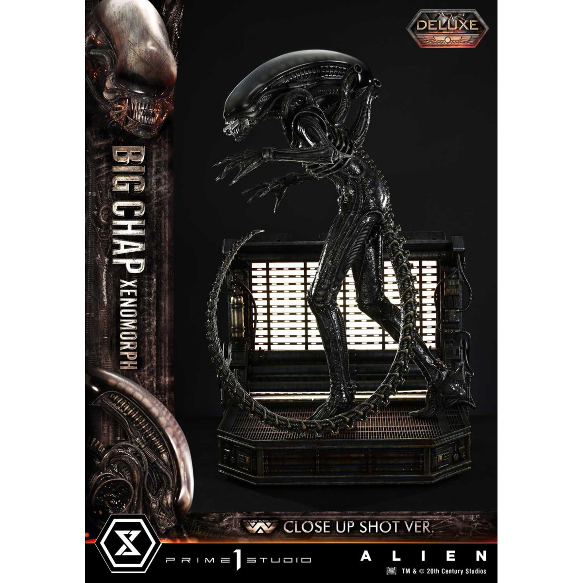 Prime 1 Studio - Big Chap Xenomorph Close Up Shot Ver. Versione bonus DX - Alien (1979) Museo Masterline XL 1/3
