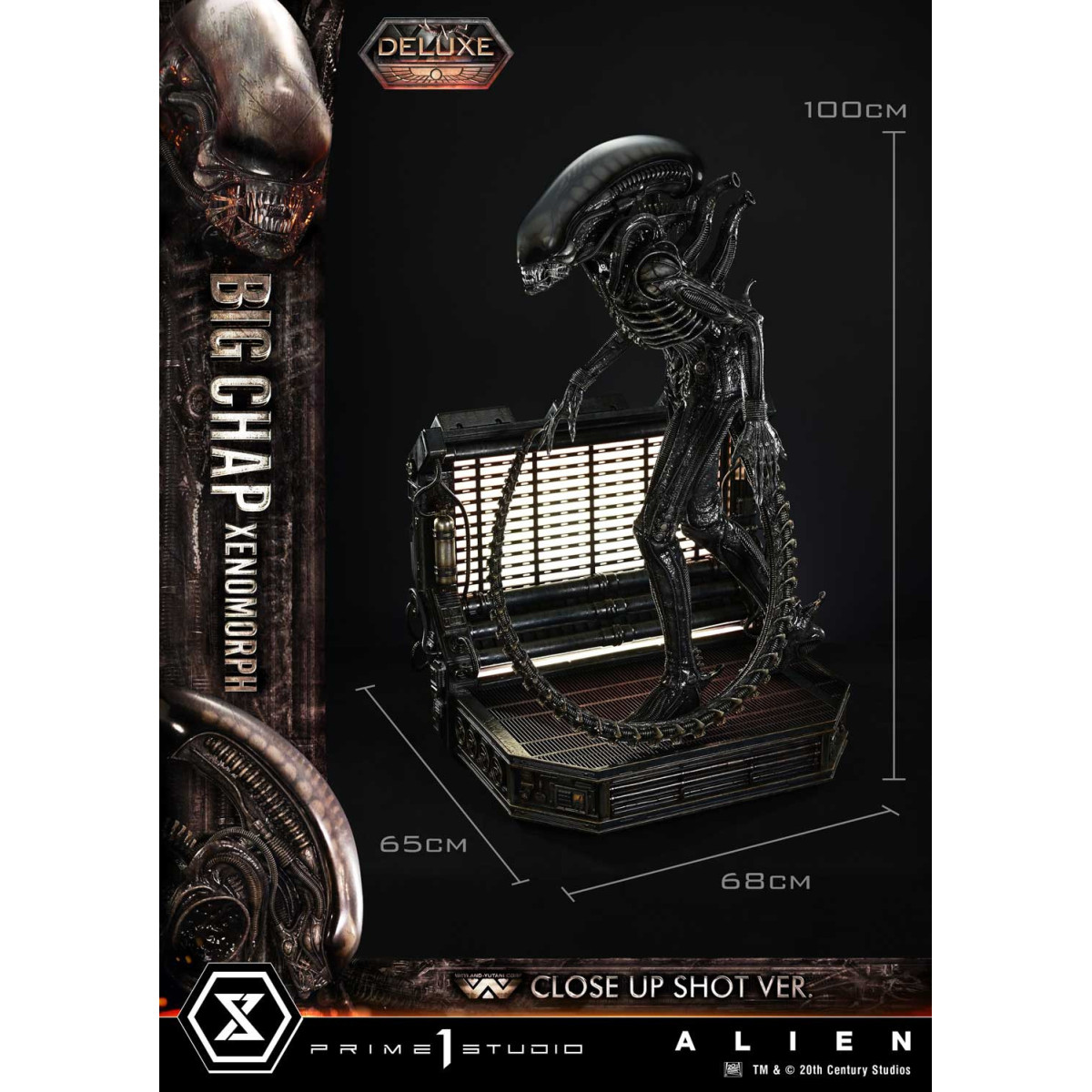 Prime 1 Studio - Big Chap Xenomorph Close Up Shot Ver. Versione bonus DX - Alien (1979) Museo Masterline XL 1/3