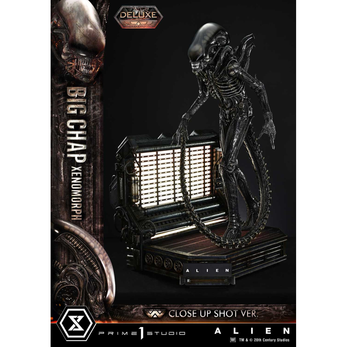 Prime 1 Studio - Big Chap Xenomorph Close Up Shot Ver. Versione bonus DX - Alien (1979) Museo Masterline XL 1/3