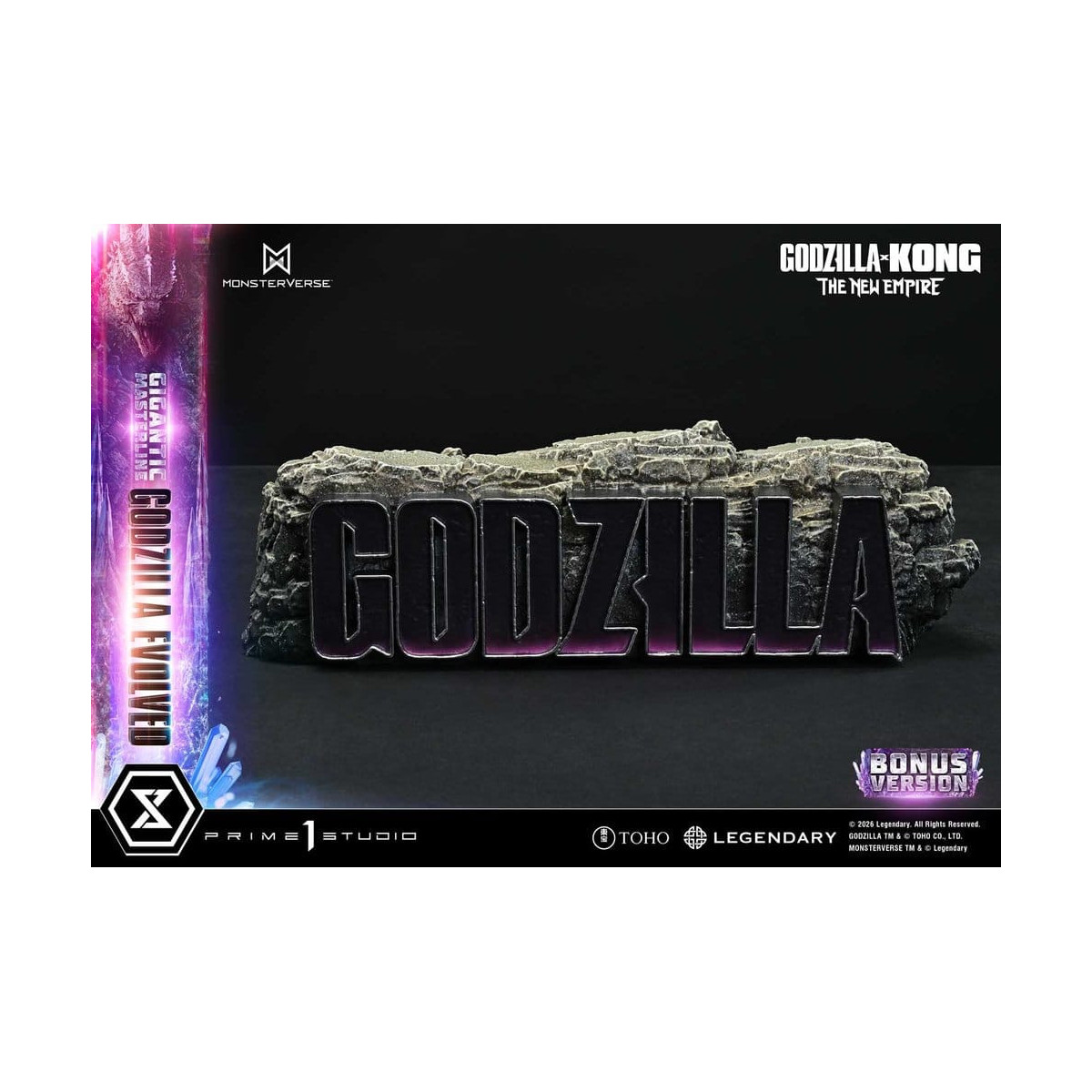 Prime 1 Studio - Godzilla Evoluto Bonus Ver. - Godzilla x Kong: Il nuovo impero Serie masterline gigante