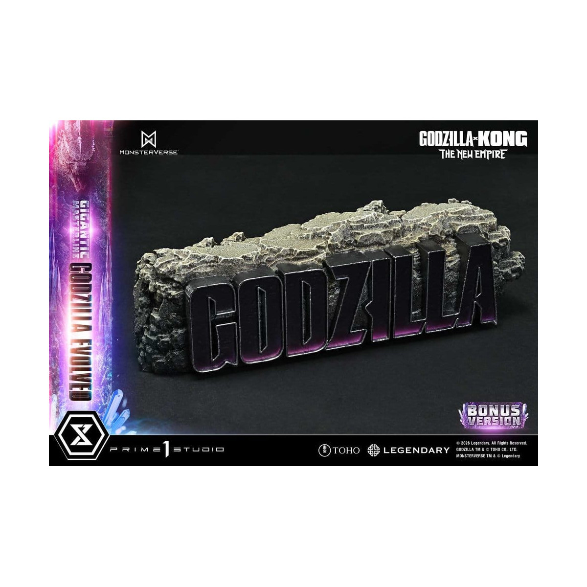 Prime 1 Studio - Godzilla Evoluto Bonus Ver. - Godzilla x Kong: Il nuovo impero Serie masterline gigante
