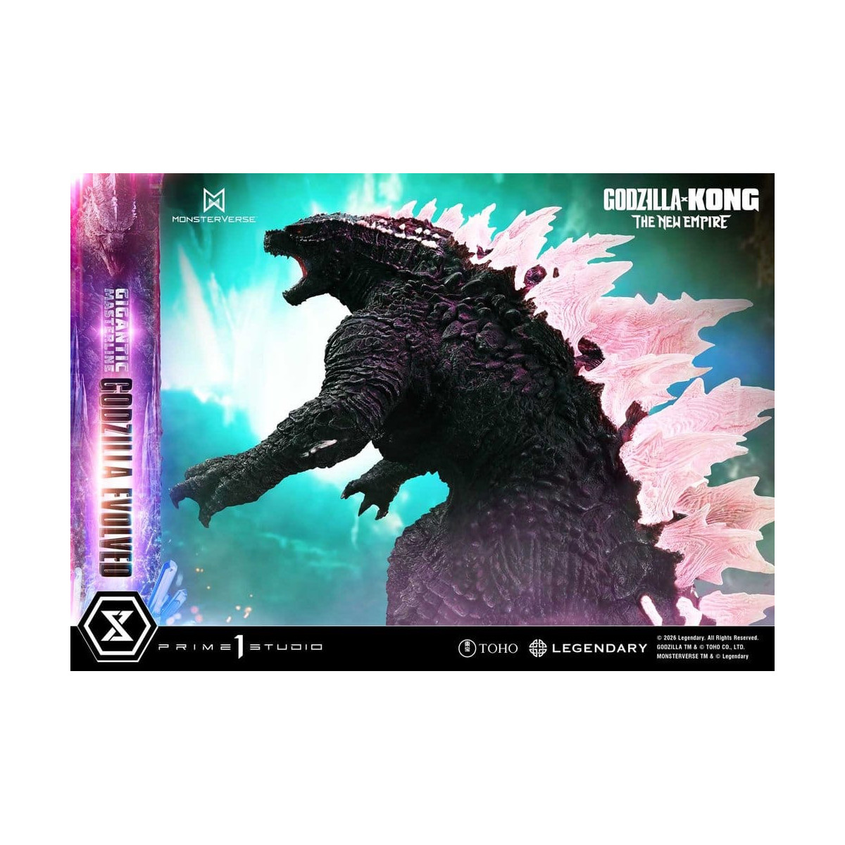 Prime 1 Studio - Godzilla Evoluto Bonus Ver. - Godzilla x Kong: Il nuovo impero Serie masterline gigante