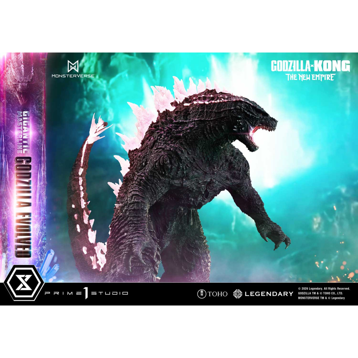 Prime 1 Studio - Godzilla Evoluto Bonus Ver. - Godzilla x Kong: Il nuovo impero Serie masterline gigante