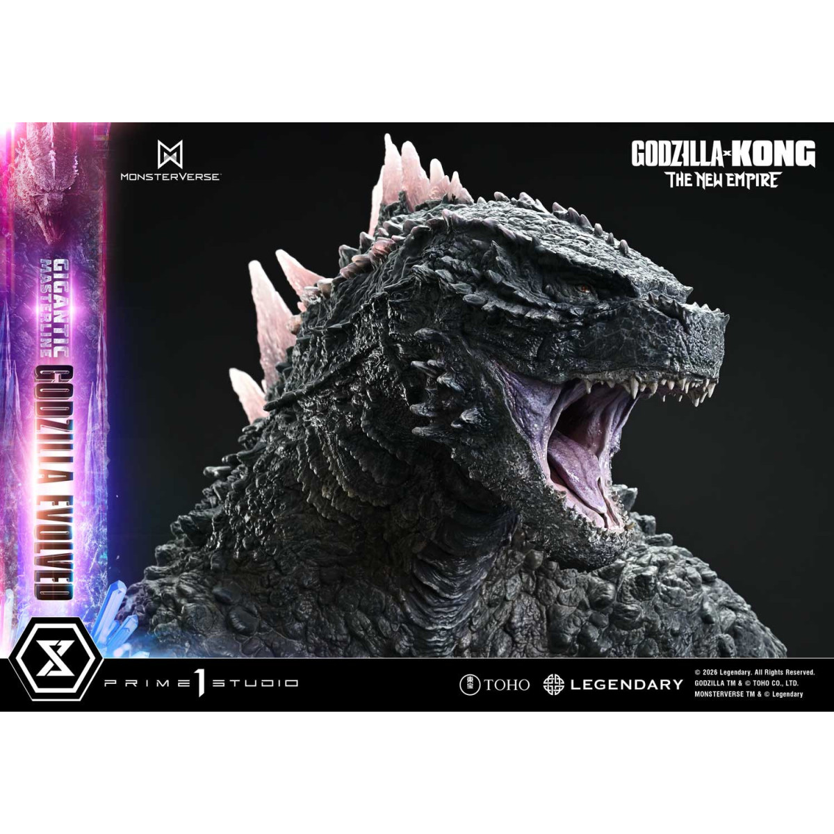 Prime 1 Studio - Godzilla Evoluto Bonus Ver. - Godzilla x Kong: Il nuovo impero Serie masterline gigante